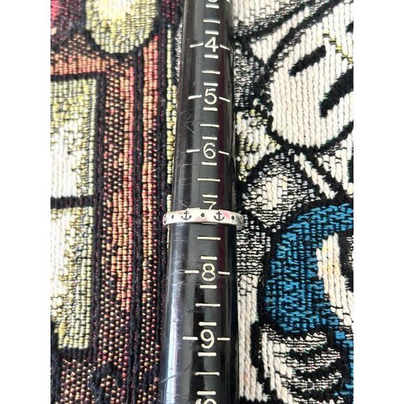 Retired James Avery Anchor Band Ring - Picture 4 of 4